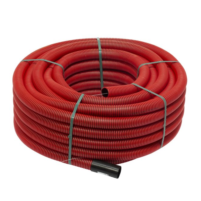 PE Cable protection dw coil 50x42 red